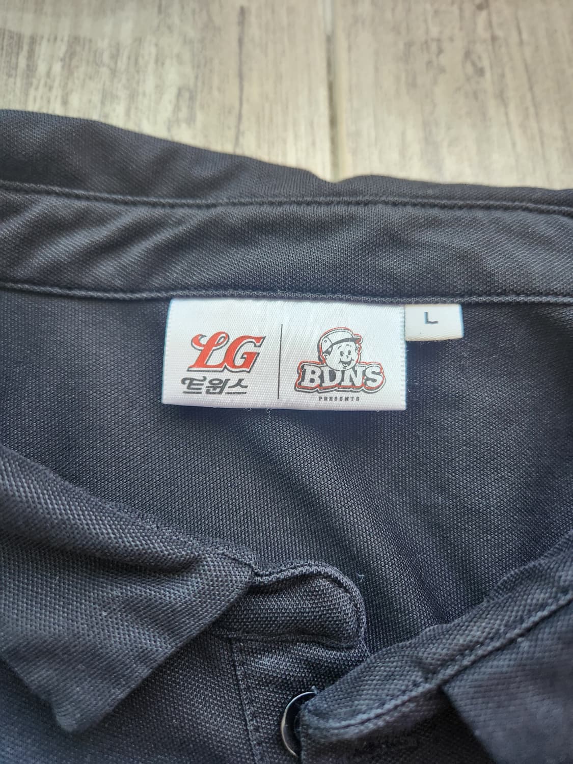 빠더너스 x LG 트윈스 롱슬리브 저지 블랙 L 상품이미지2