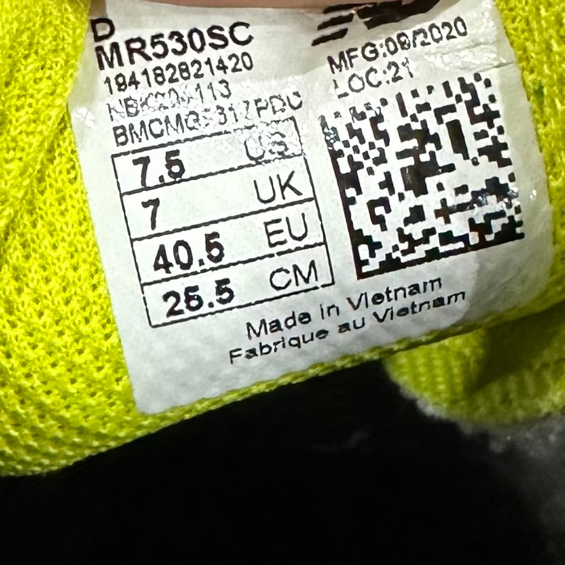 255) 뉴발란스 운동화 남성 남자 신발 530 메탈 형광 상품이미지9