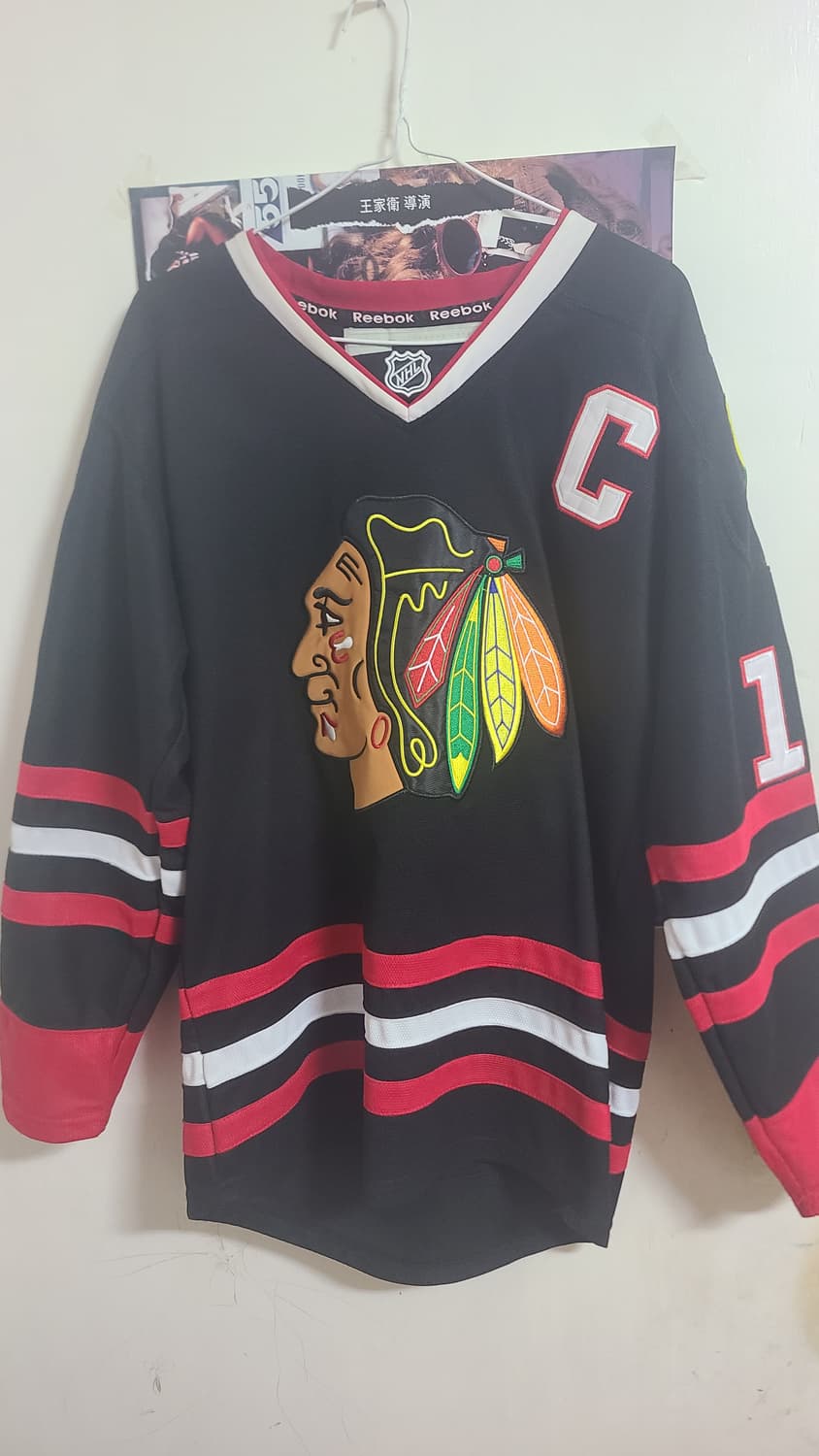 리복 조나단 테이브스 시카고 블랙호크스 하키저지 상품이미지1