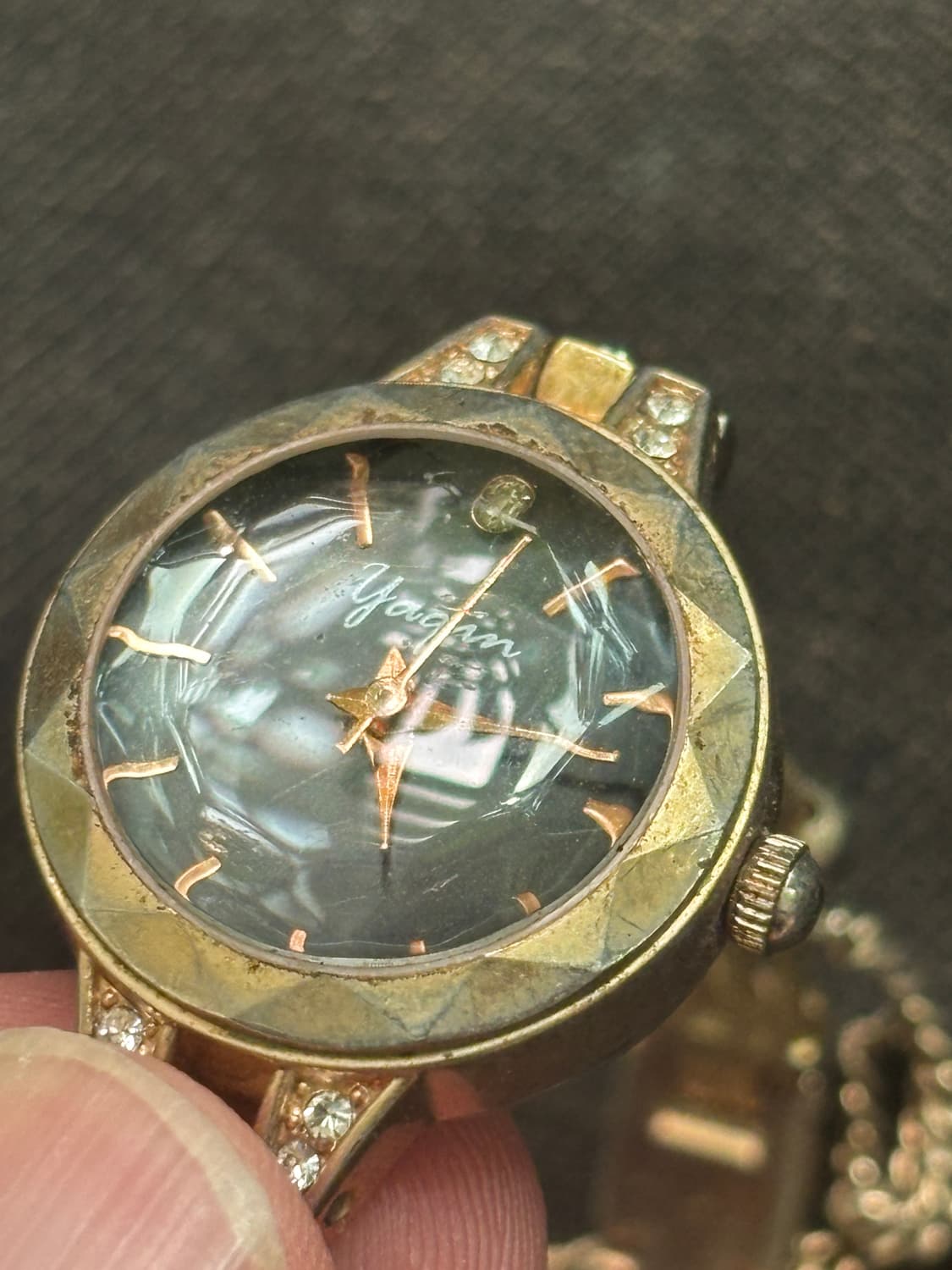 vintage yagin metal watch  상품이미지3