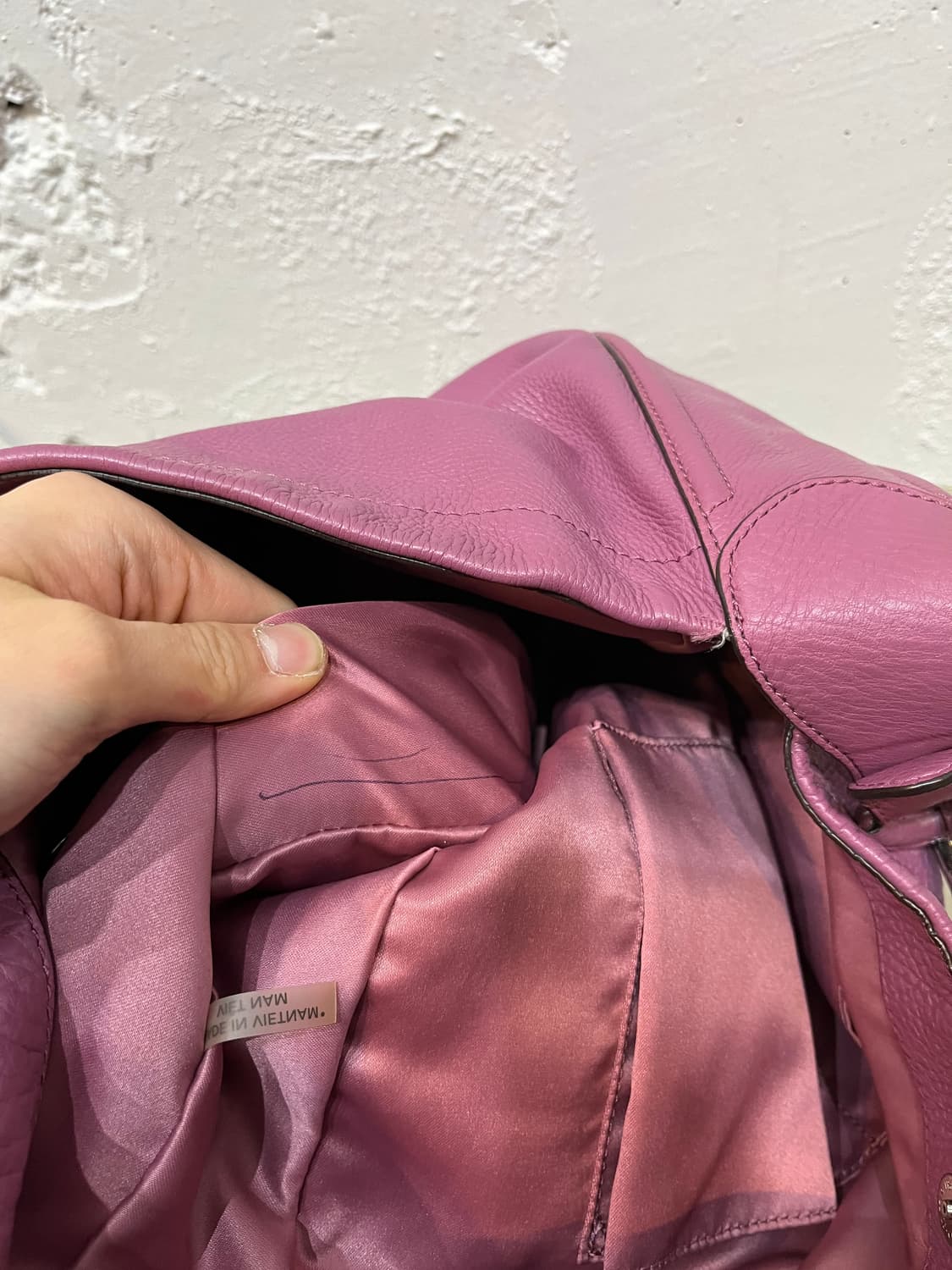 COACH 코치 퍼플 레더 숄더백  상품이미지8