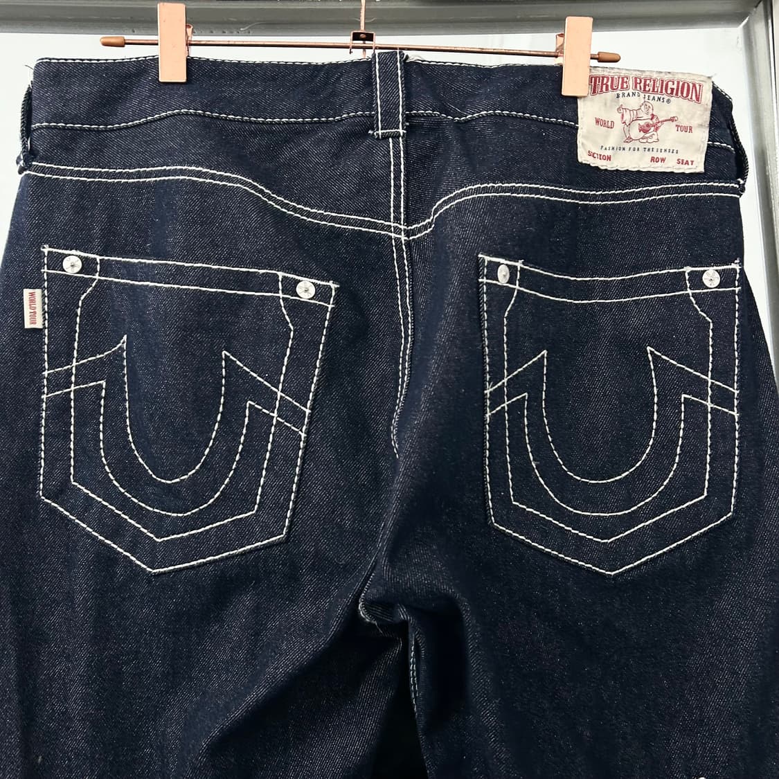 트루릴리전 세이프티 생지 데님 팬츠 상품이미지7