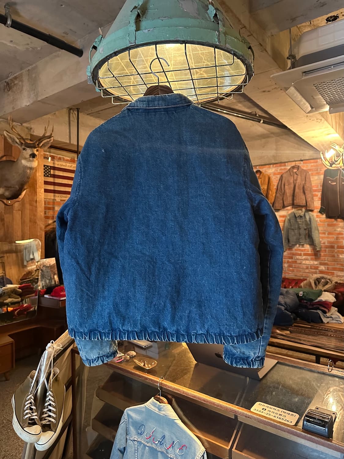 90s 빈티지 폴로 랄프로렌 데님 블루종 자켓 상품이미지4