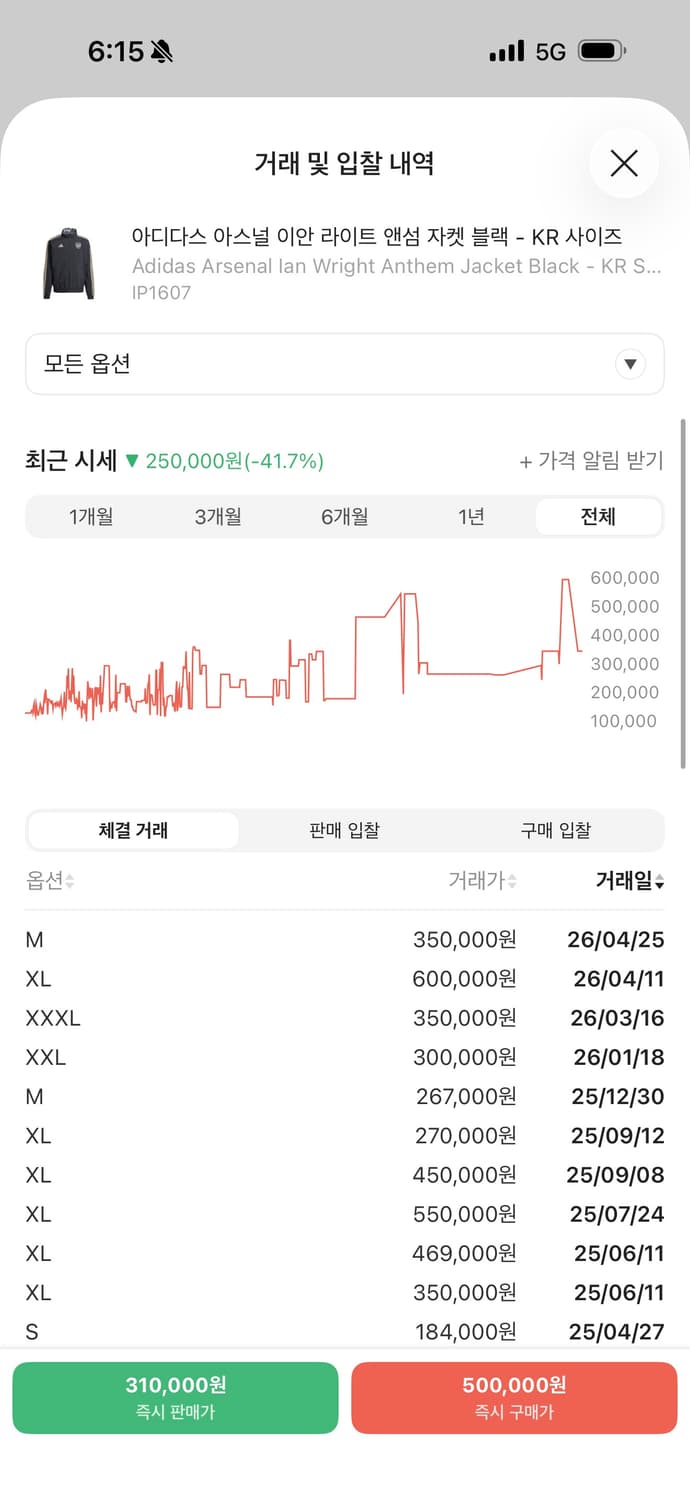 아스날 이안라이트 앤섬 자켓 상품이미지5