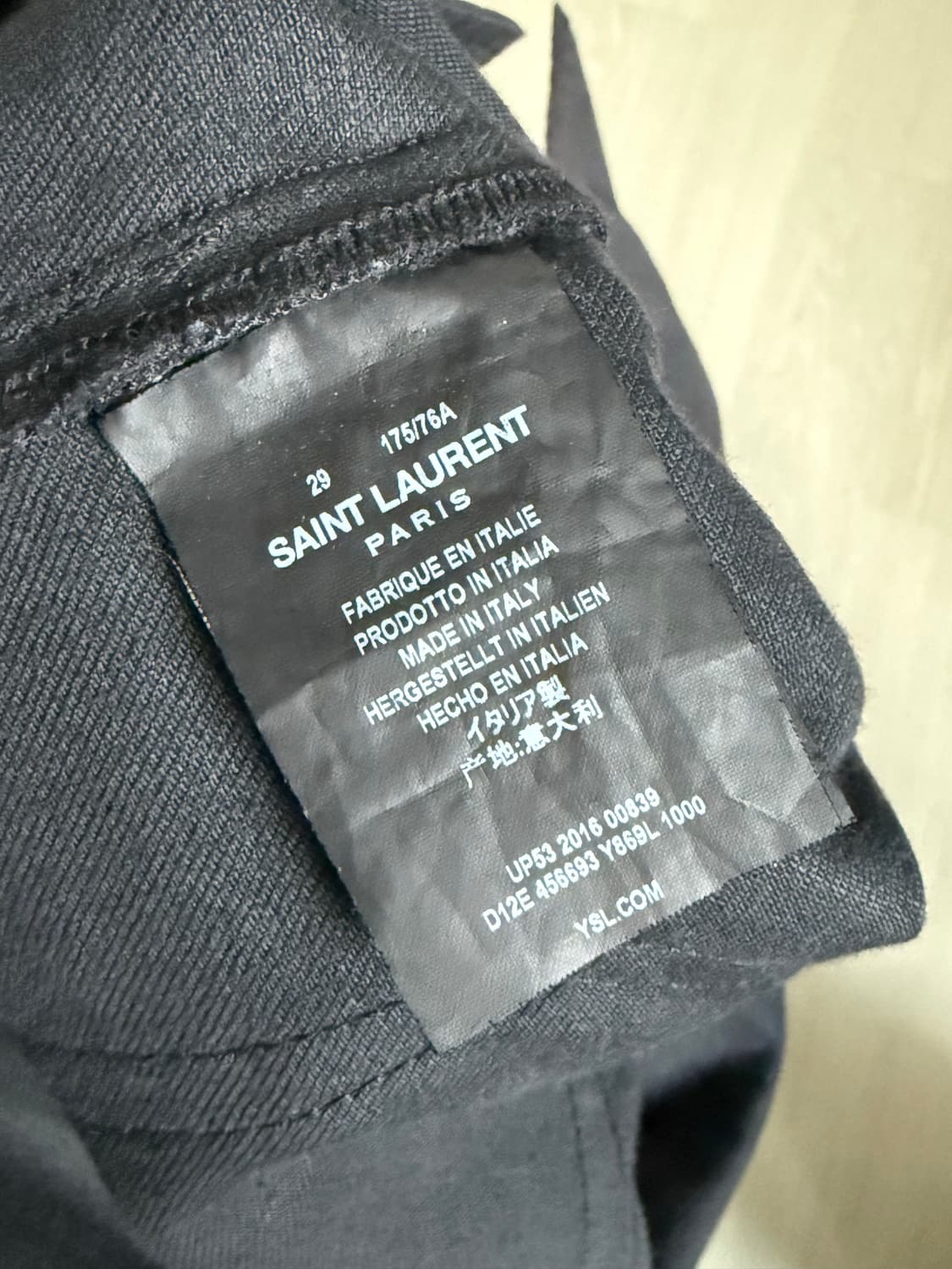 생로랑 스터드진(2016 에디슬리먼) 상품이미지2