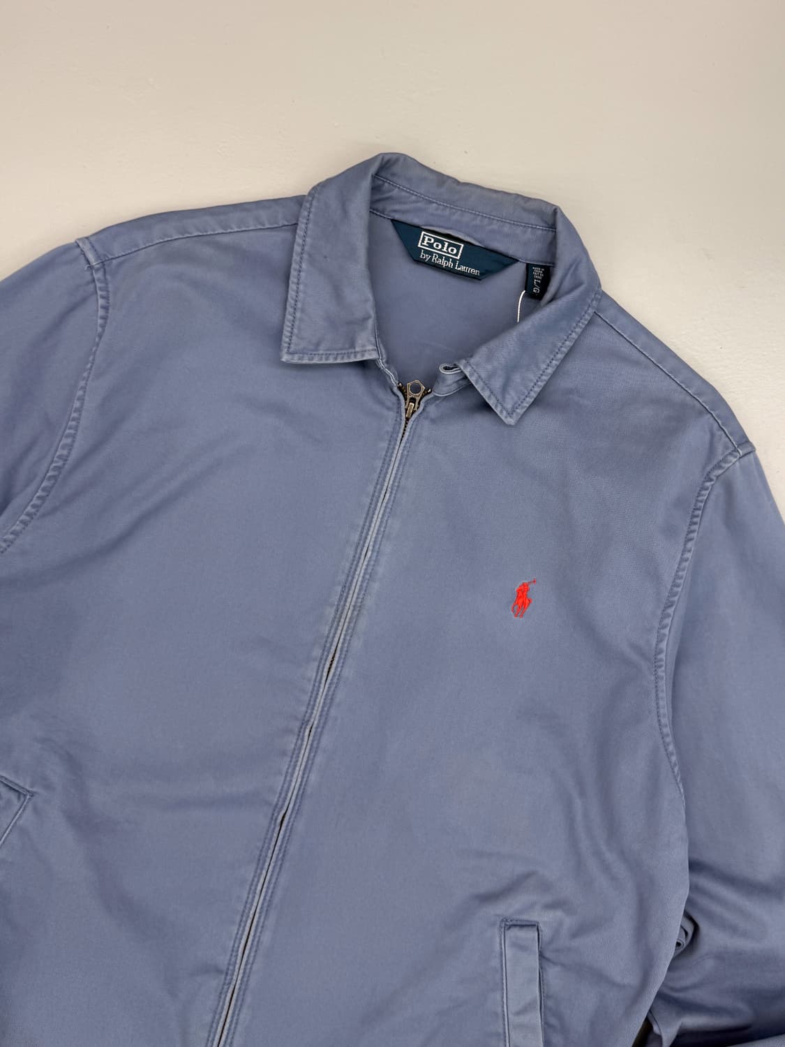 폴로 랄프로렌 루즈핏 스카이블루 코튼 스윙 블루종 자켓  상품이미지3