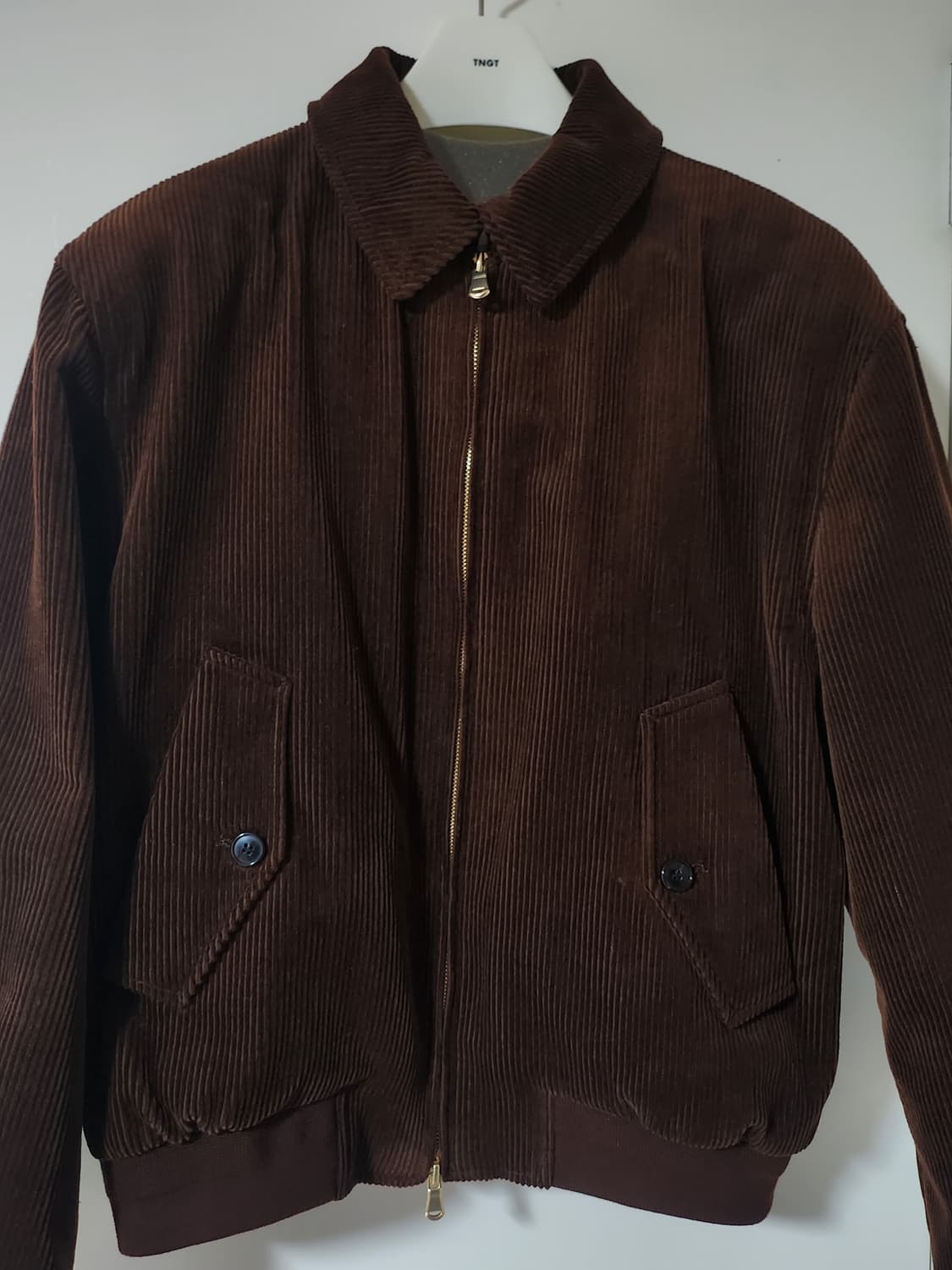 [100] TNGT 코듀로이 스윙탑 브라운 상품이미지4