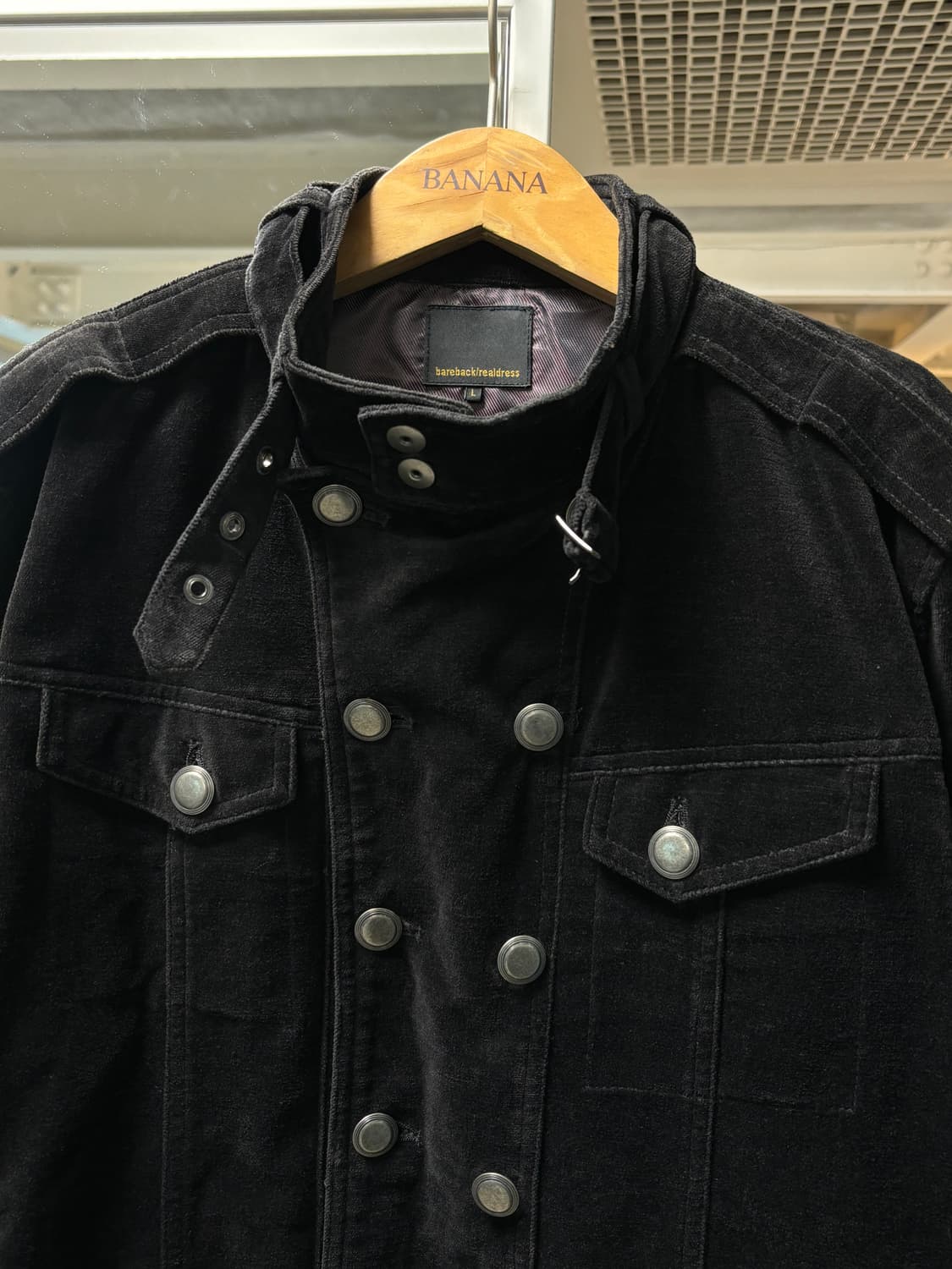 bareback/realdress 벨루어 나폴레옹 자켓 상품이미지5