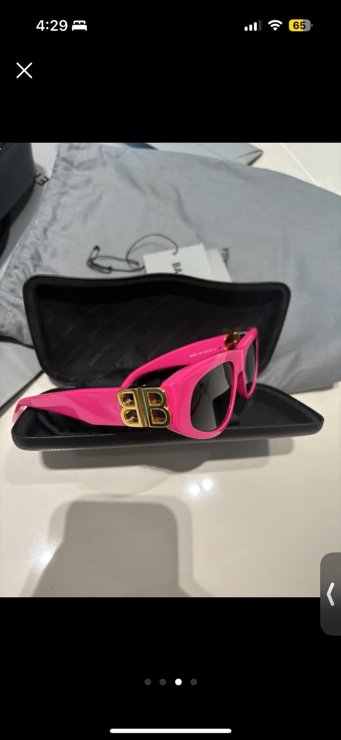 발렌시아가 BB 선글라스 핑크 상품이미지3