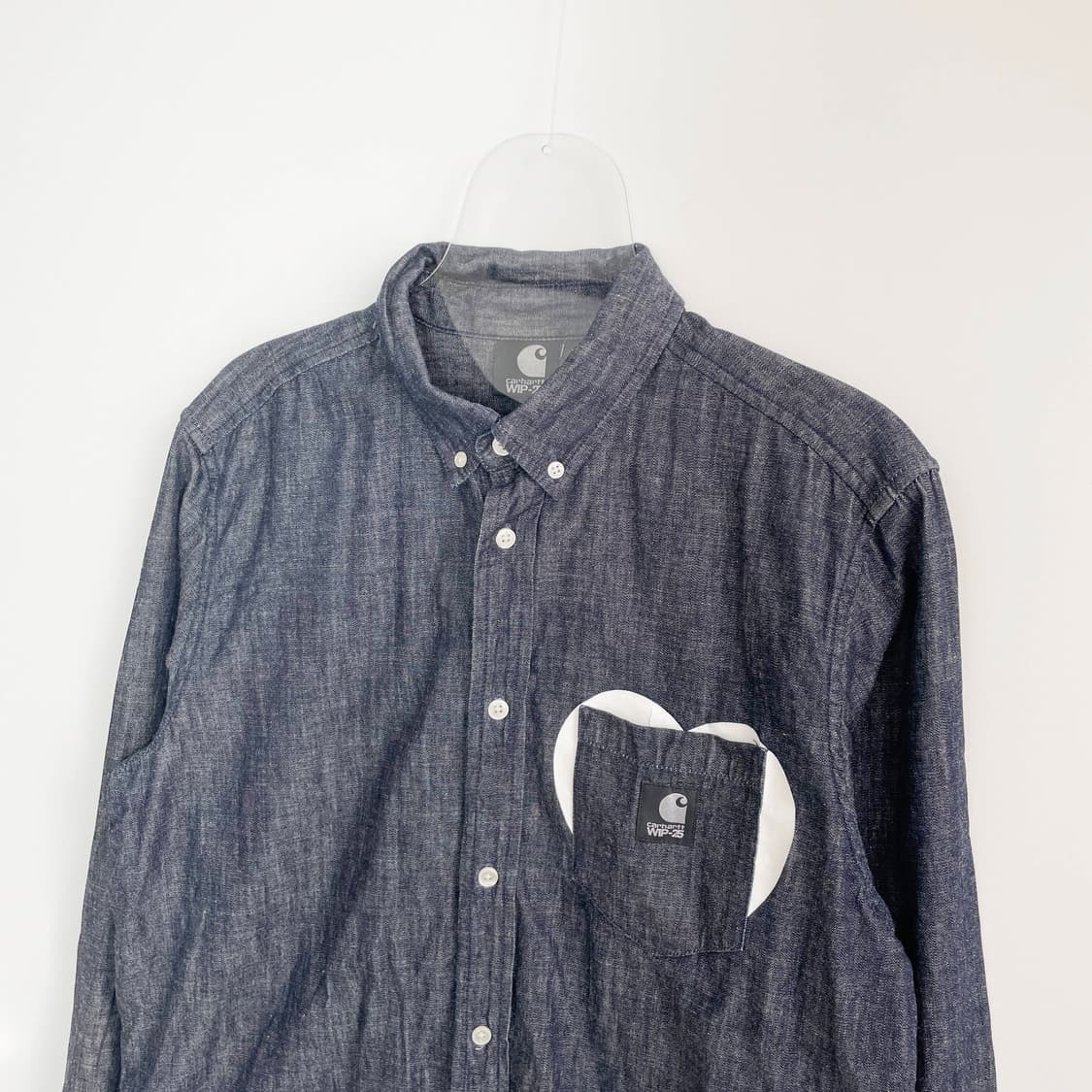 B1 칼하트 WIP 25주년 한정판 데님 카라 셔츠 100사이즈 상품이미지2