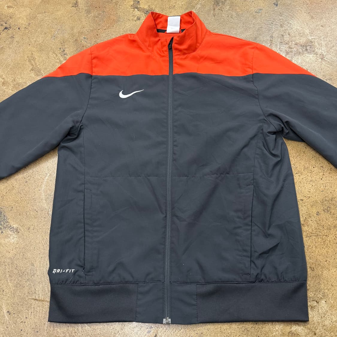 [정품/M] 나이키 블랙 오렌지 바람막이 자켓 b19 상품이미지3