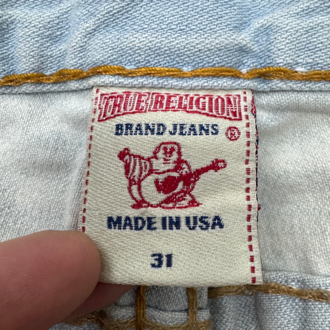 트루릴리전 Y2K 스티치 워싱 데님팬츠 상품이미지8