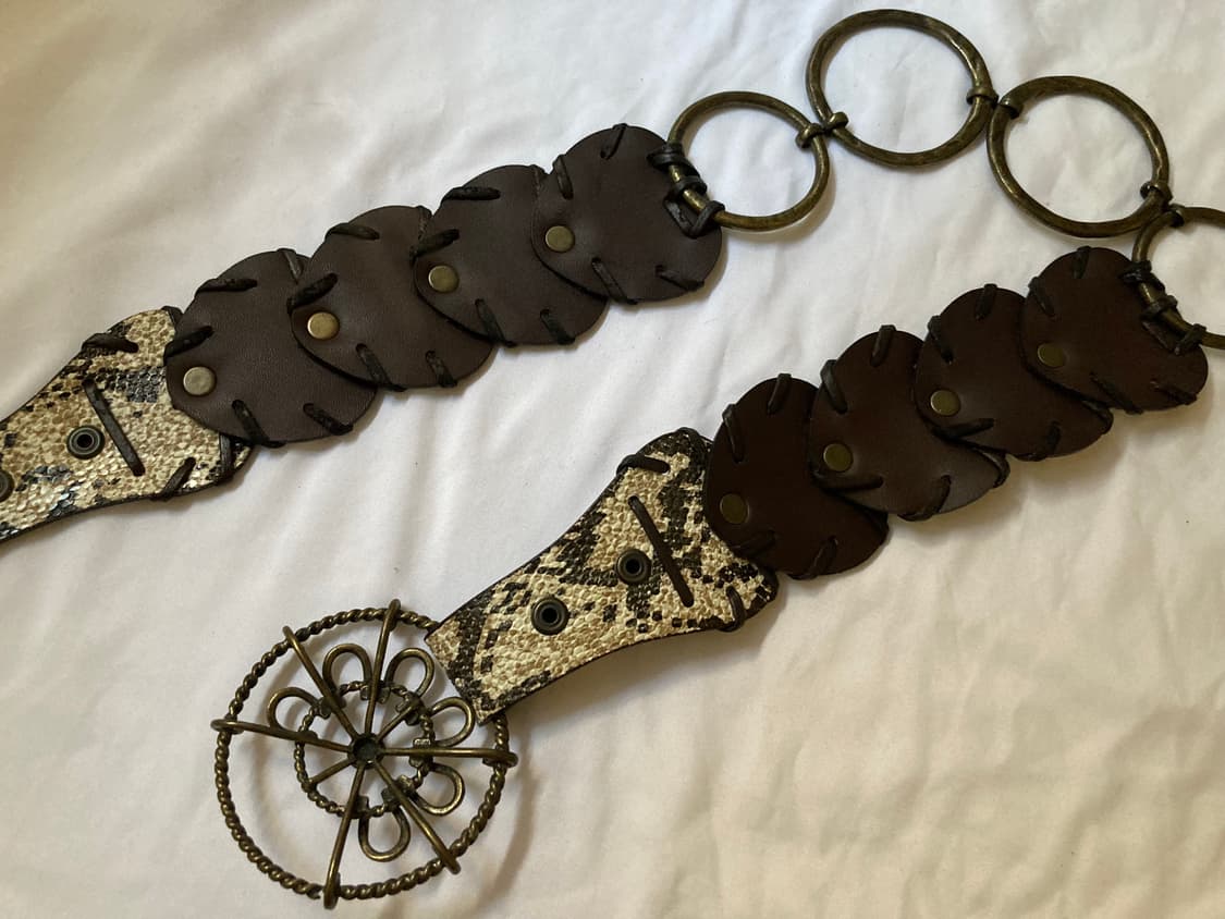 snake pattern ring belt 상품이미지3