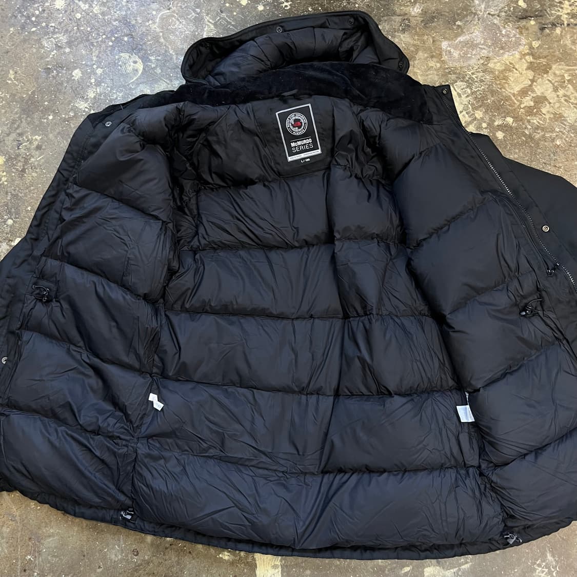 100) 노스페이스 맥머도 덕다운 패딩점퍼 블랙 패딩 상품이미지4