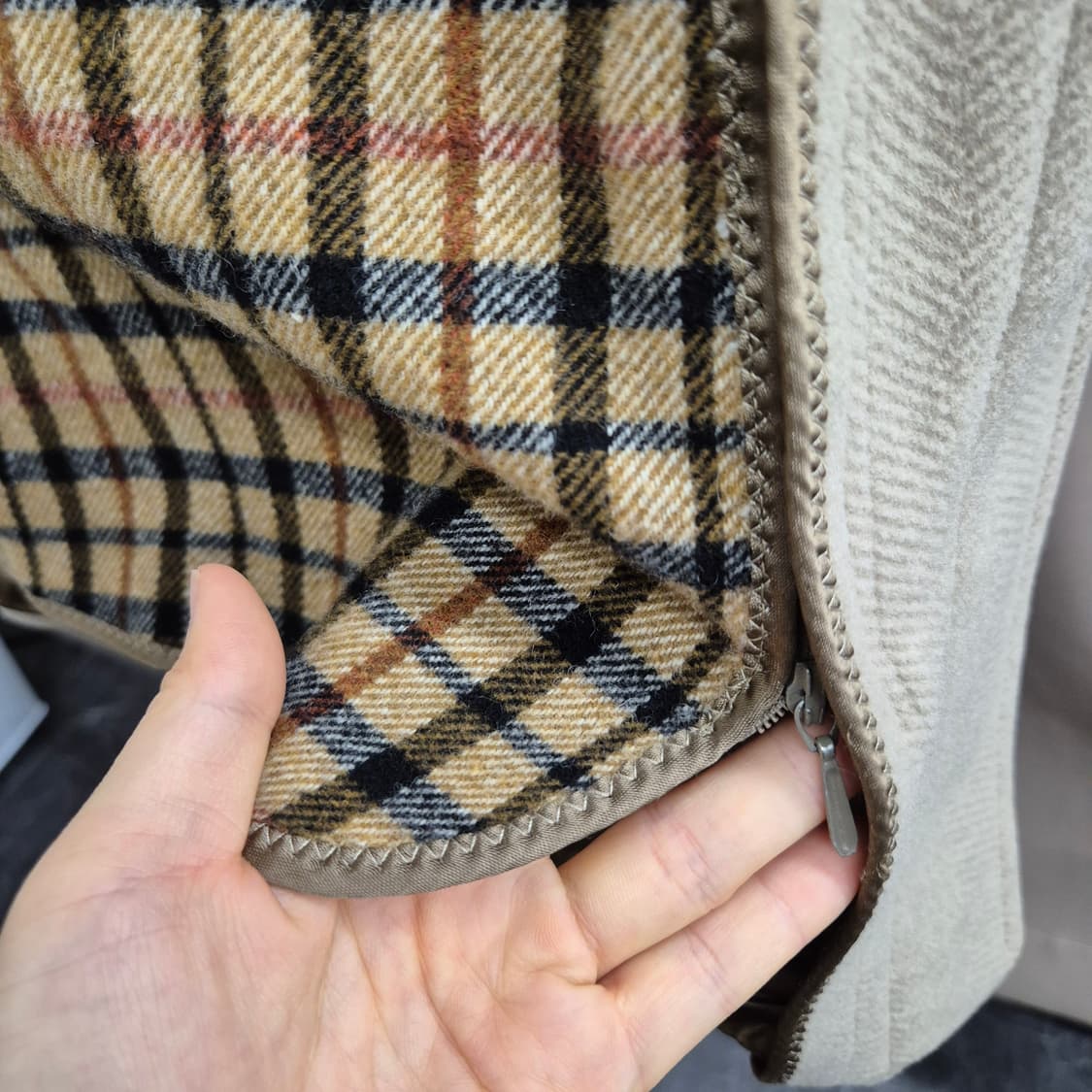 빈티지 닥스 울 캐시미어 블랜드 코트 48 상품이미지5