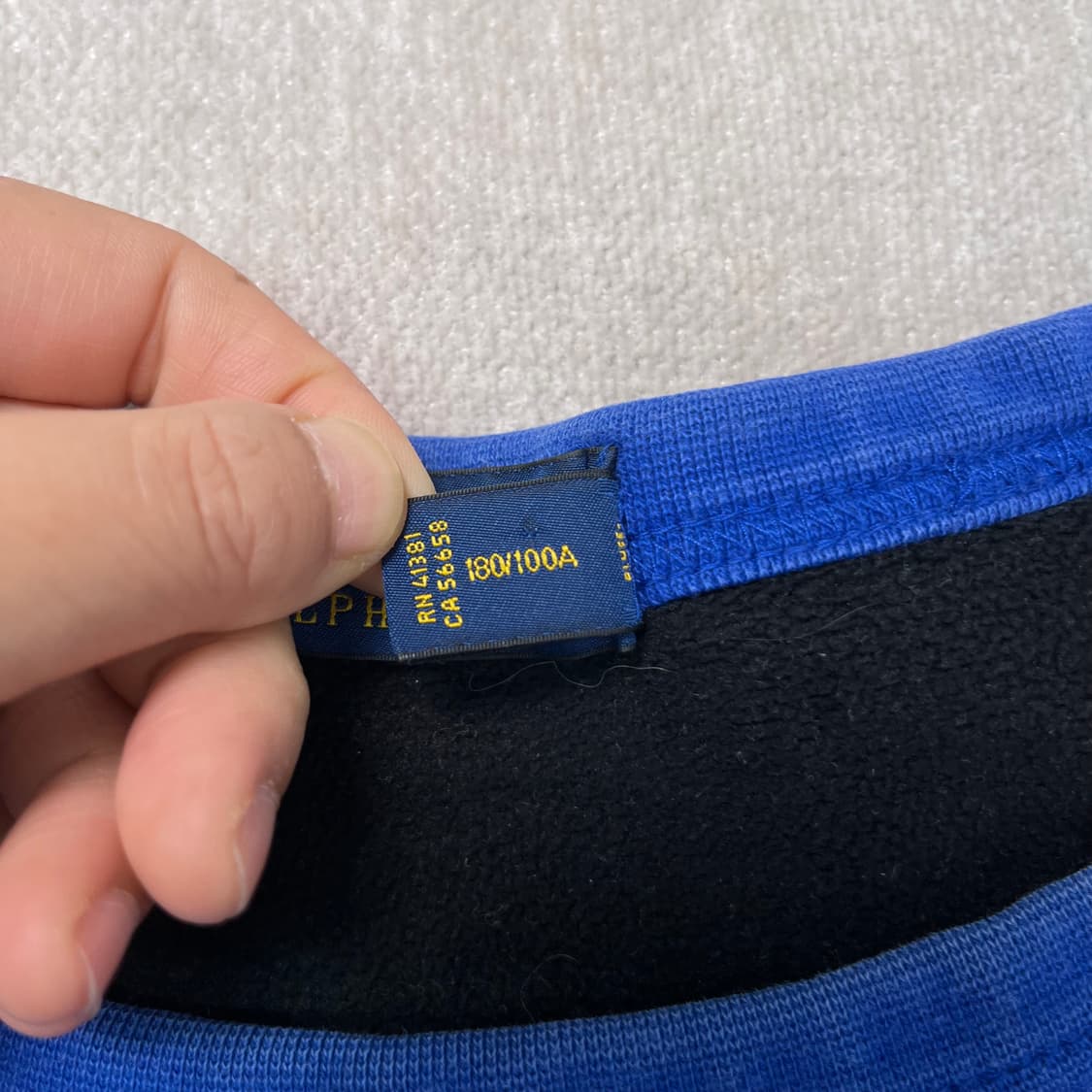 100 폴로 랄프로렌 스몰포니 맨투맨 상품이미지3