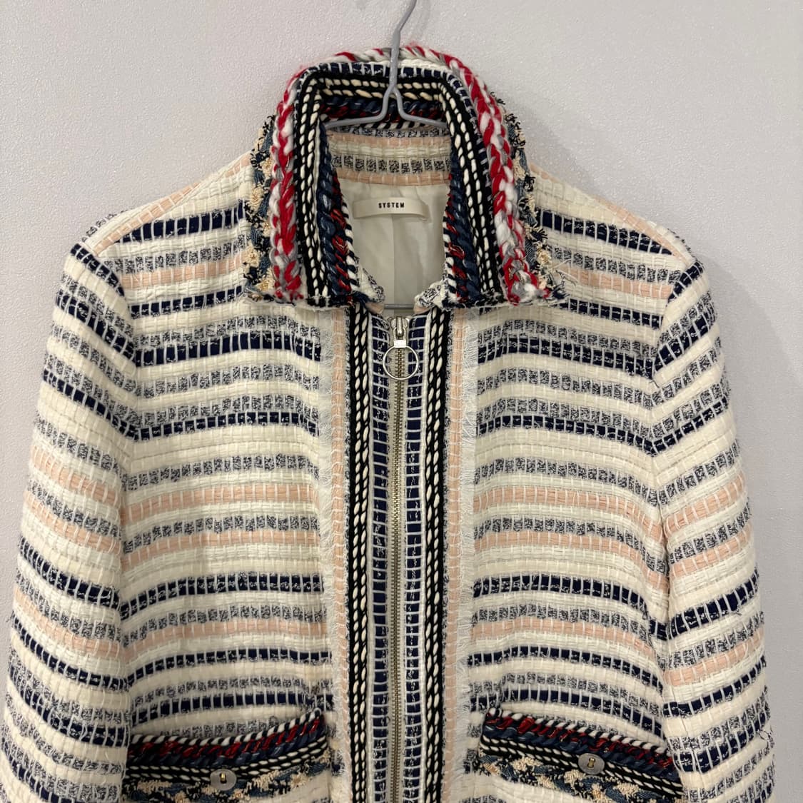 한섬 SYSTEM 시스템 트위드 자켓 88-98-165 상품이미지3