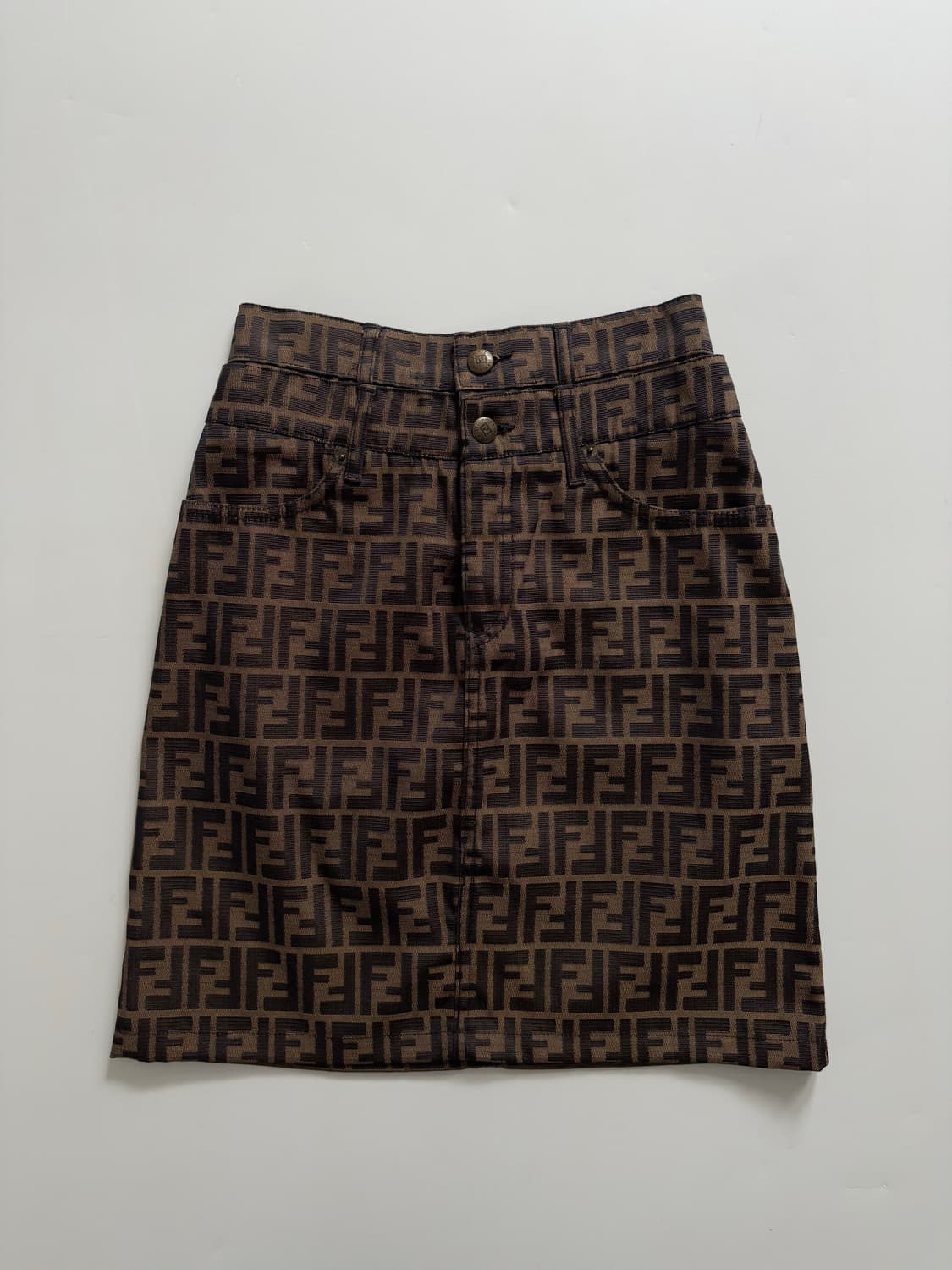 Fendi 펜디 FF 모노그램 미디 스커트  상품이미지2