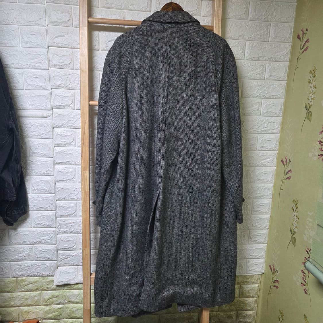 빈티지 버버리 스코티시 트위드 헤링본 코트 상품이미지2