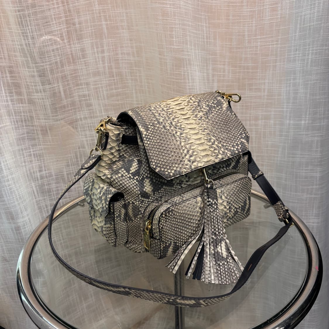 정품 잘모이 천연뱀피 토트 숄더백     상품이미지2