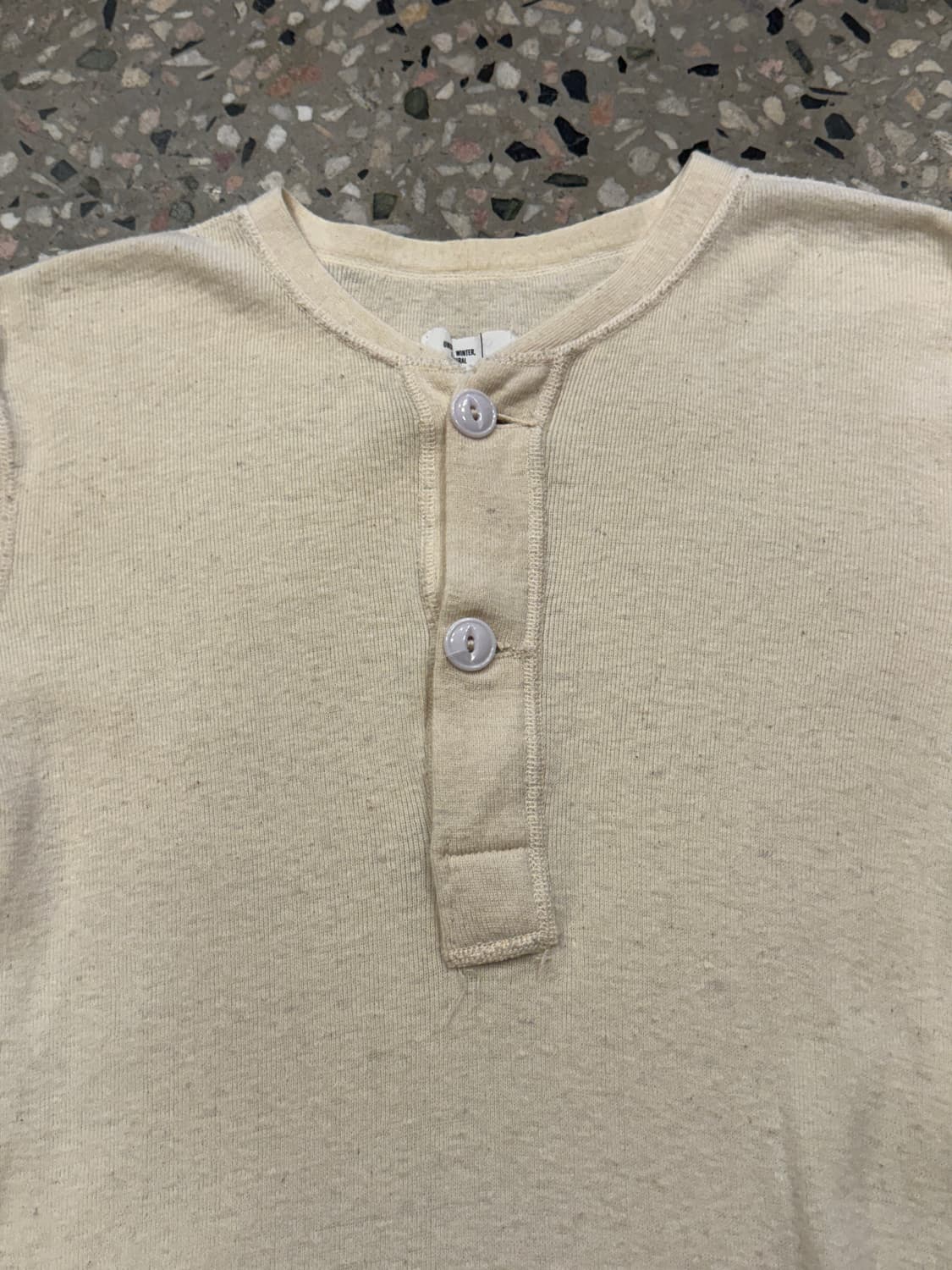 80s undershirt 헨리넥 (S) 상품이미지4