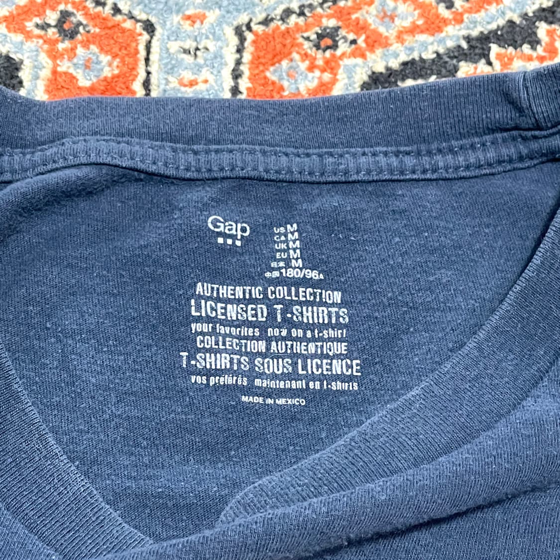 갭 슈퍼맨 네이비 반팔티셔츠 남성M 상품이미지4