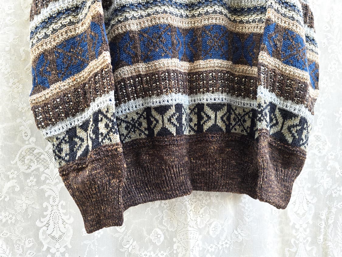 빈티지 노르딕 니트 이태리 메이드 미사용품 상품이미지4