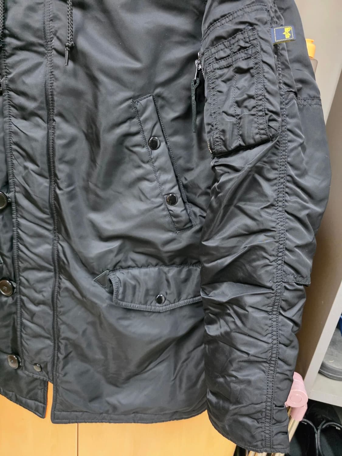 알파인더스트리 N3B 파카 야상 블랙 L 상품이미지5