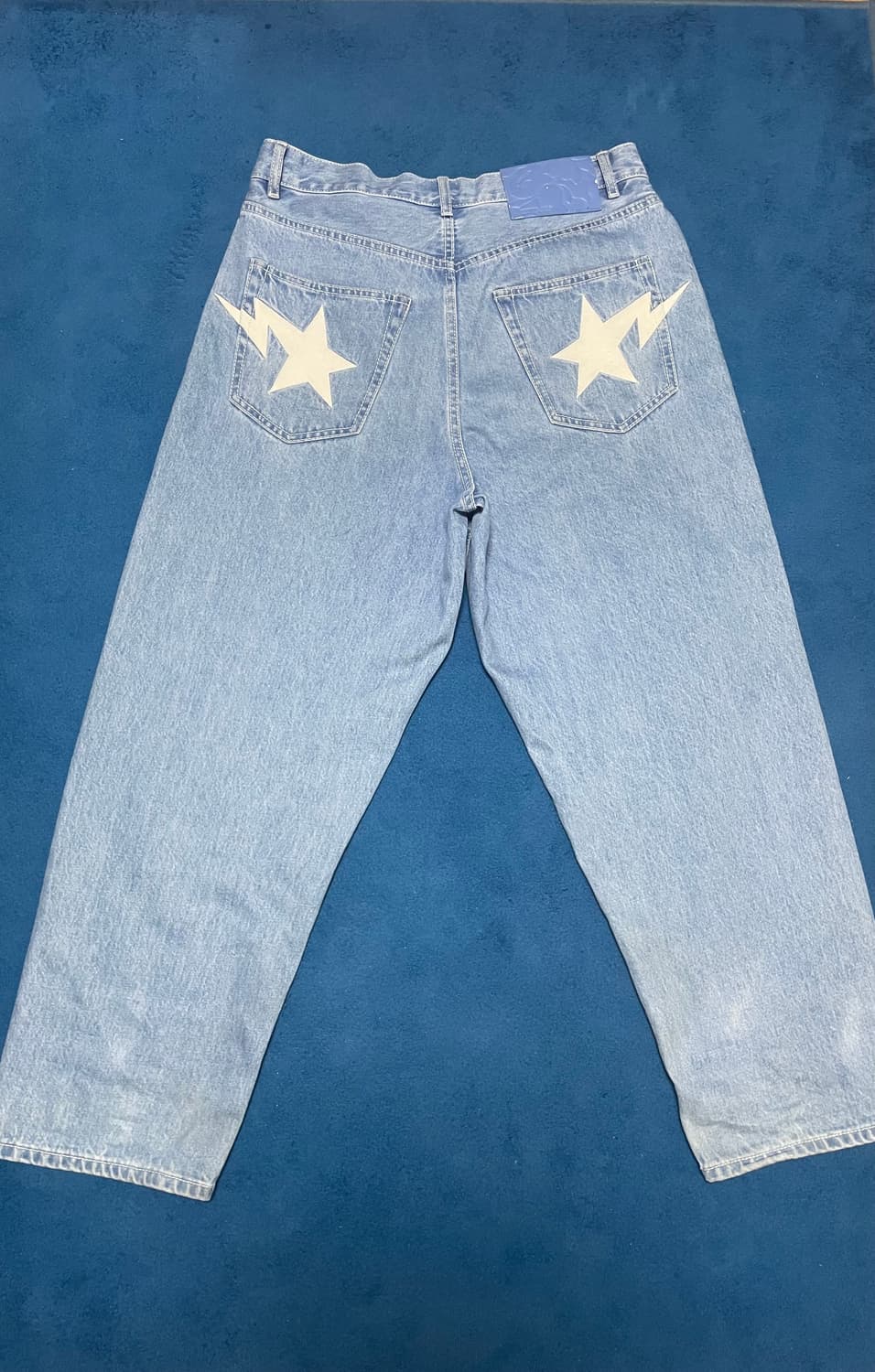 {[정품] 베이프 데님 팬츠 배기바지} 상품이미지1