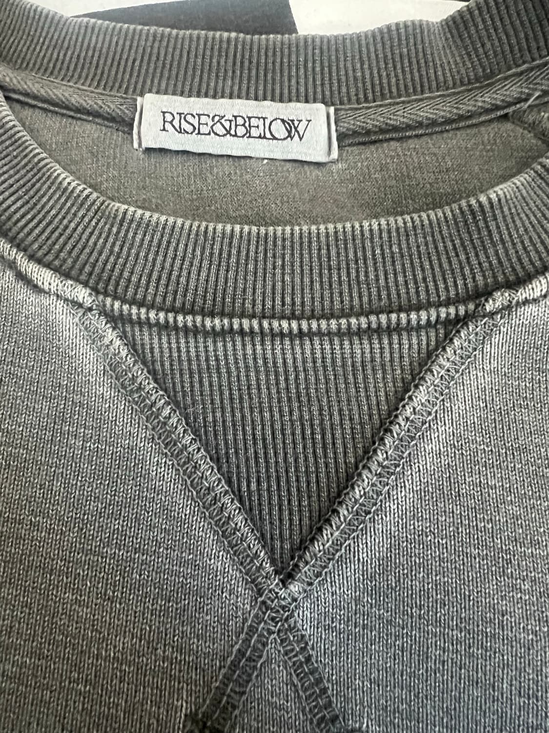 라이즈앤빌로우 가먼트다잉 스웻셔츠 M(100) 상품이미지2