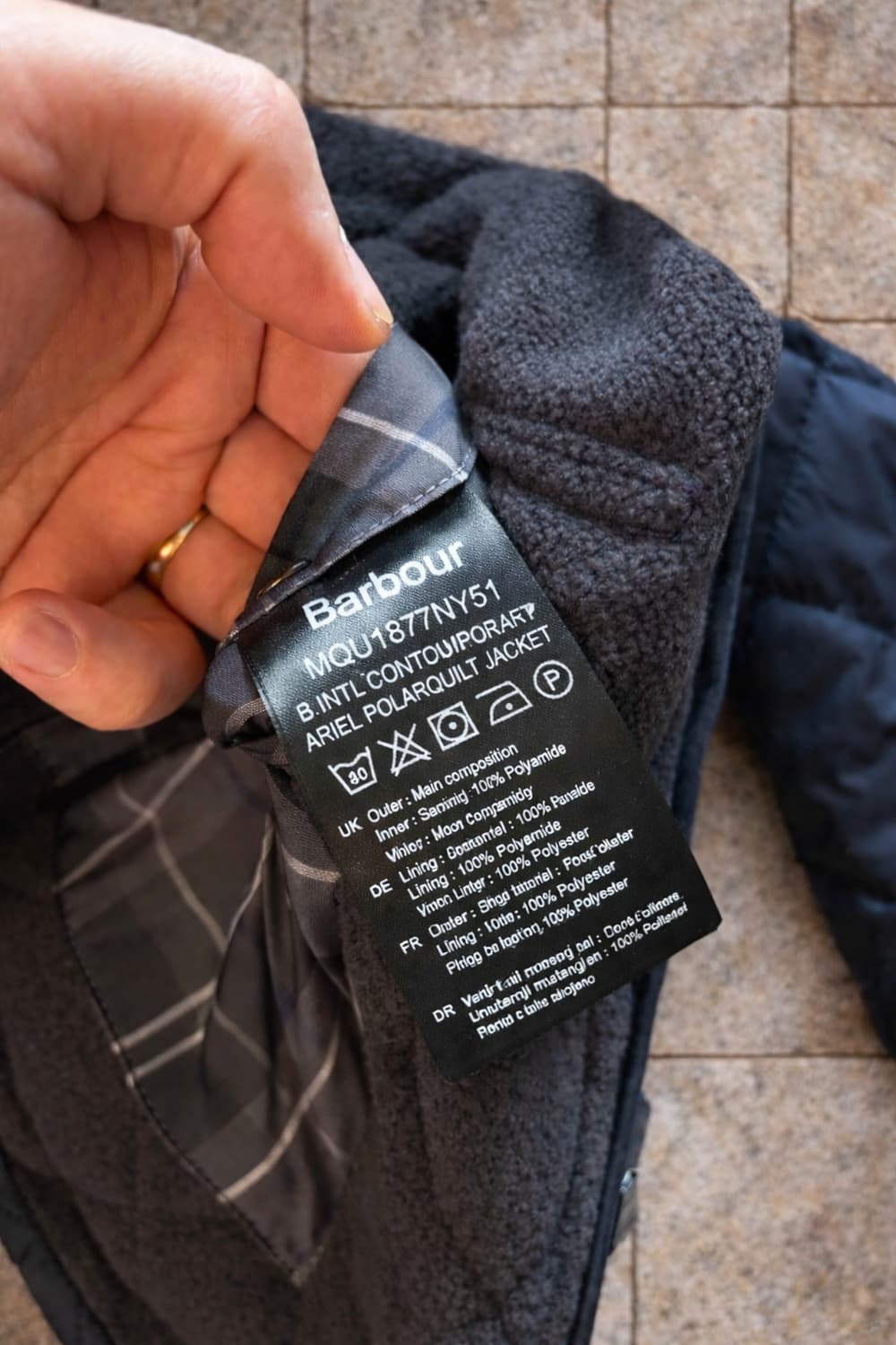 바버 인터네셔널 Ariel 퀼팅 자켓 M 상품이미지9