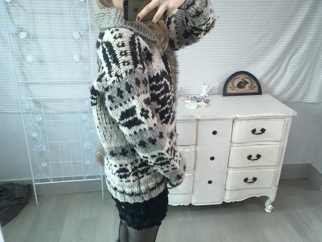 빈티지 코위찬 해비울 니트 상품이미지5