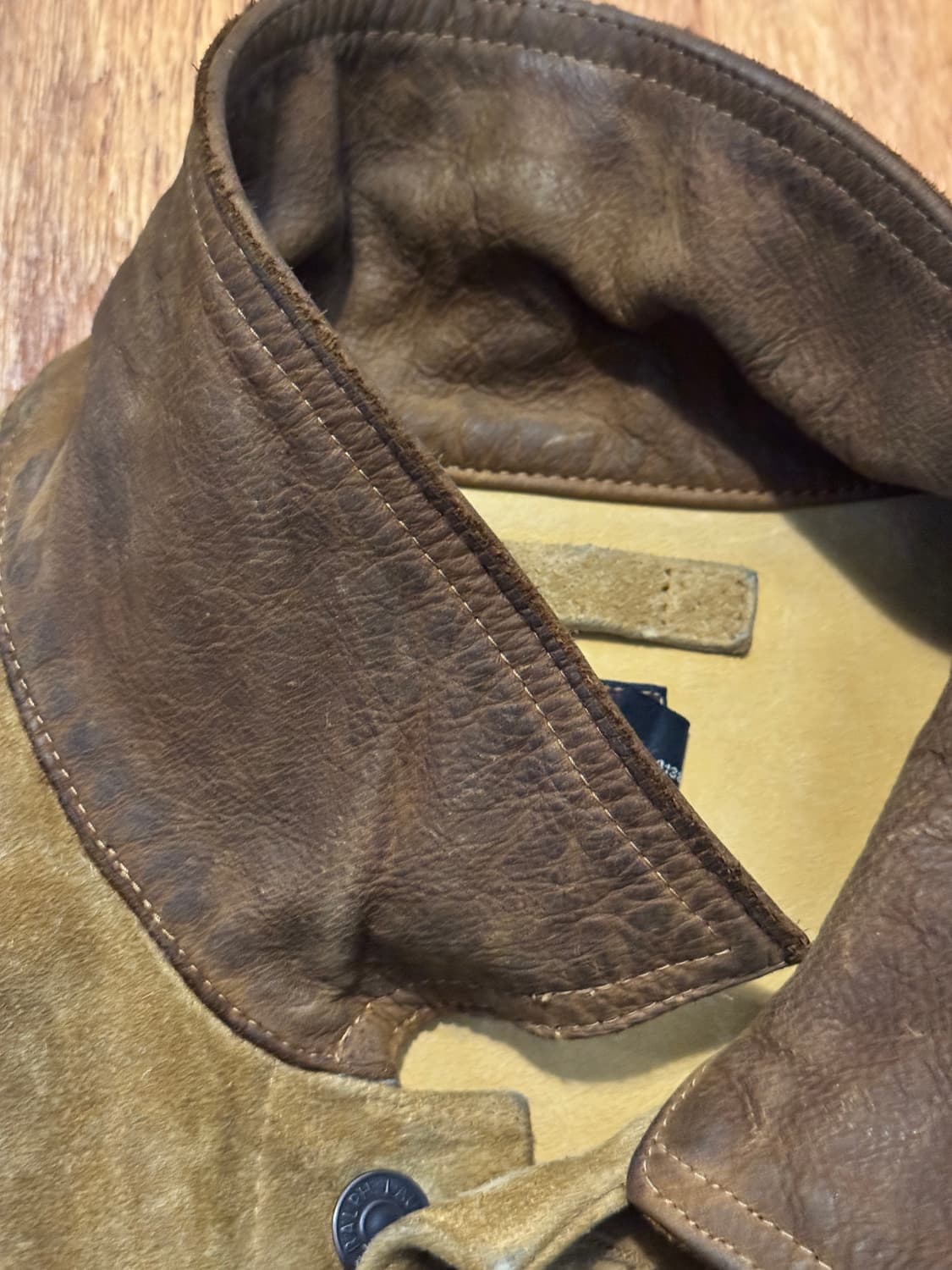 RRL 더블알엘 카우 레더 Davis 재킷 상품이미지8