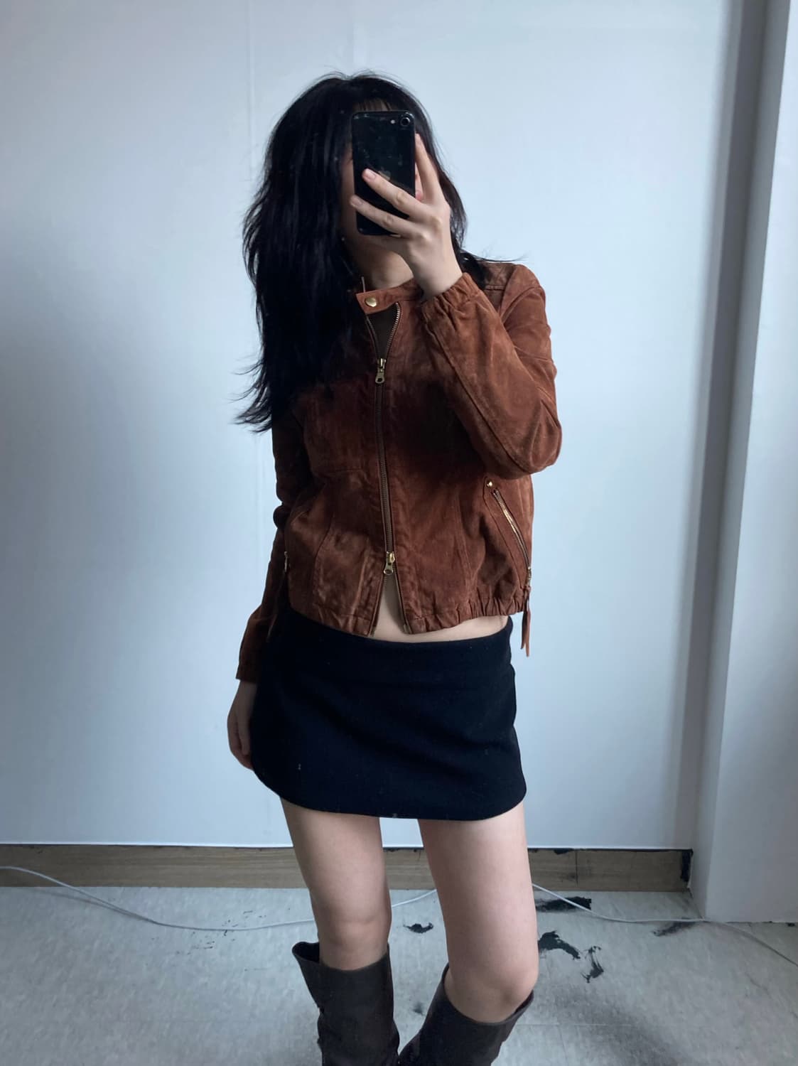 빈티지 스웨이드 자켓 상품이미지1