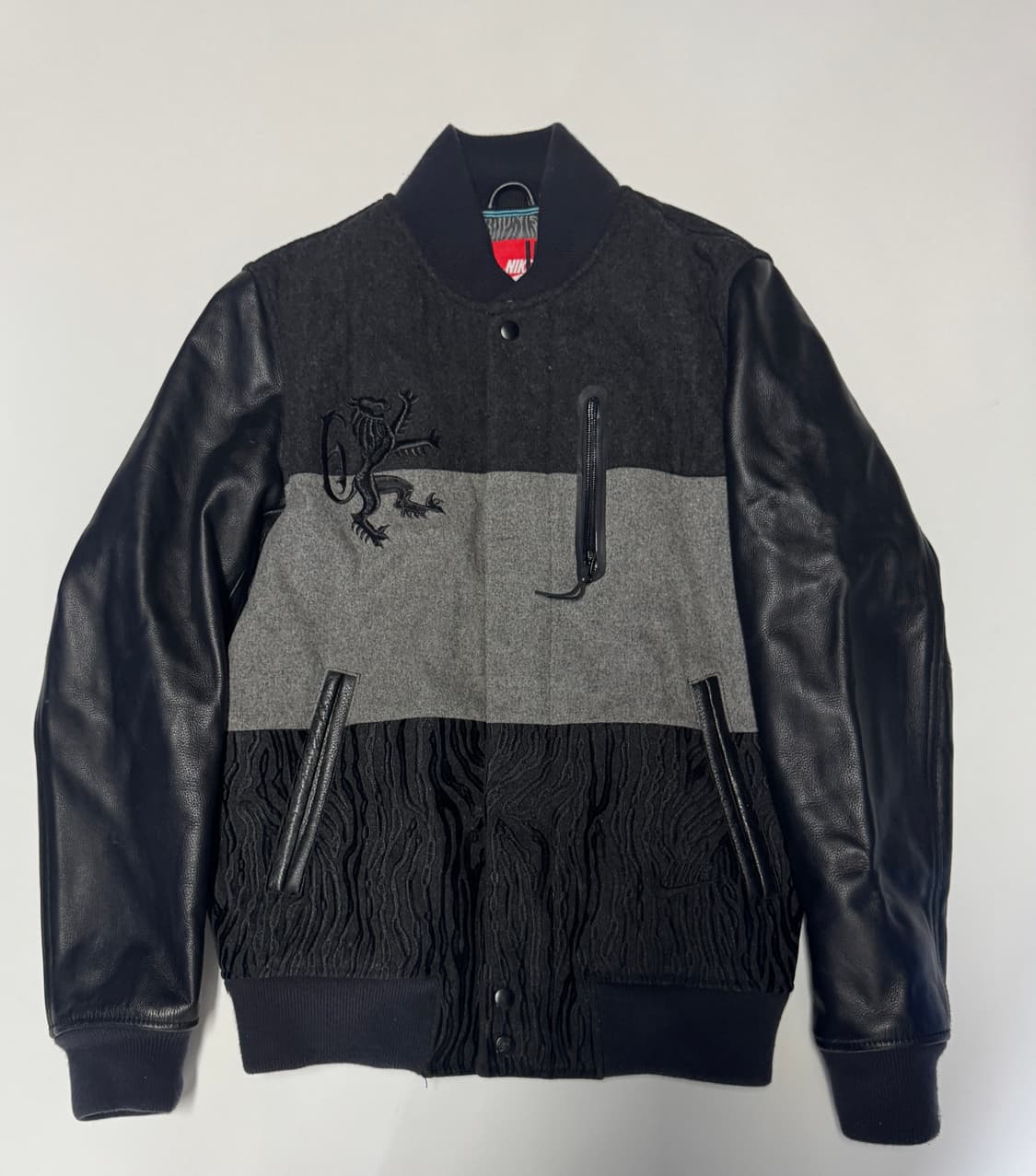 희귀!! 나이키 르브론 디스트로이어 소가죽 바시티 자켓 M 상품이미지1
