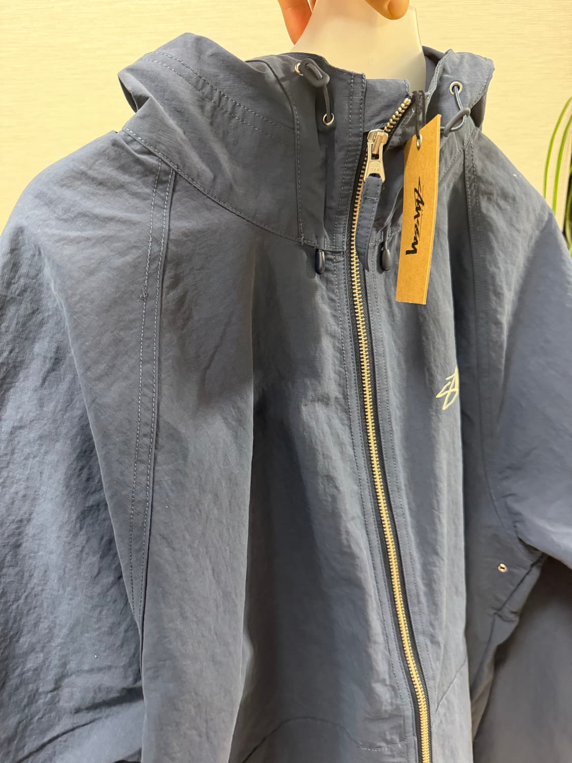 스투시 나일론 비치 쉘 자켓 (네이비) 상품이미지4