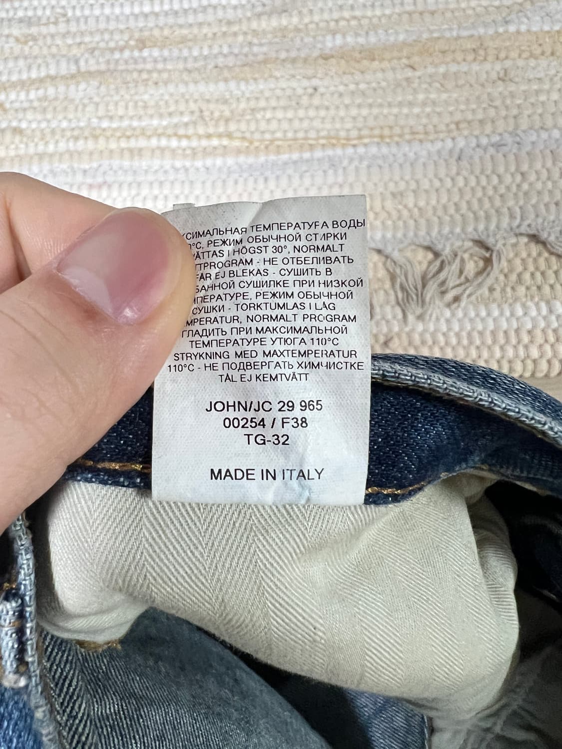 포르텔라(fortela) 셀비지 데님 팬츠(32) 상품이미지3