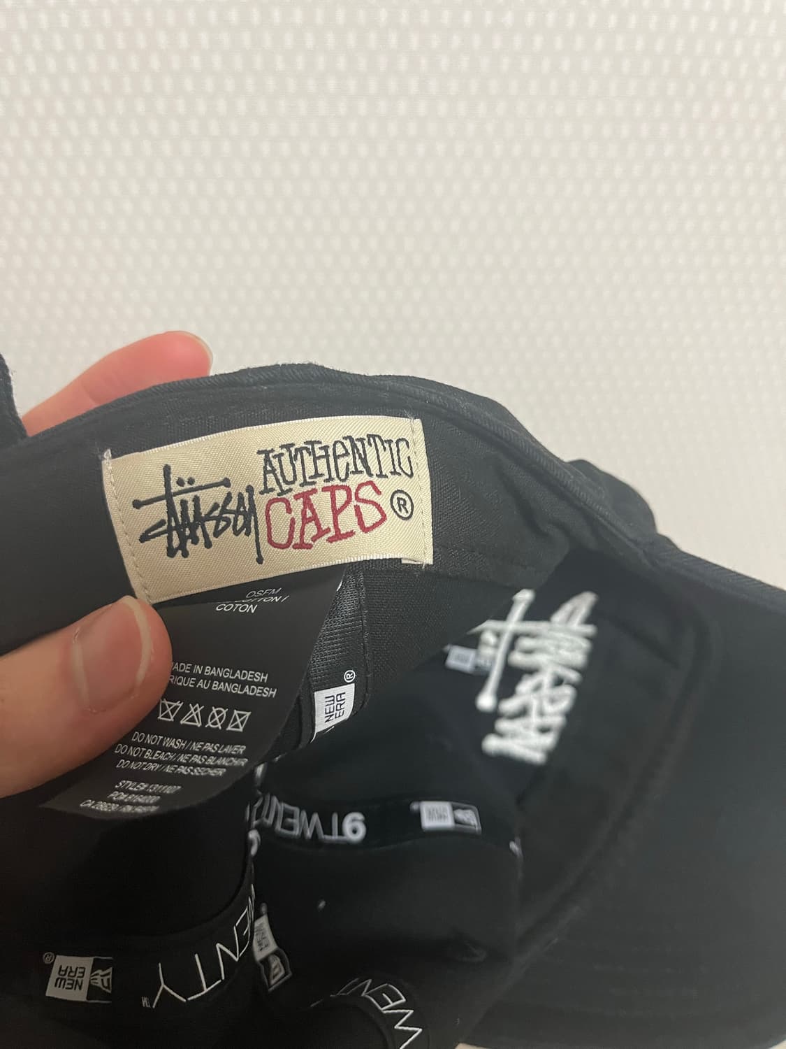 스투시 뉴에라 볼캡 블랙 상품이미지6