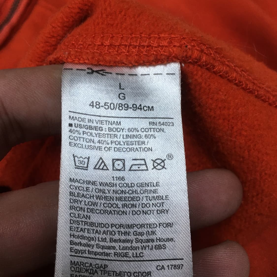 갭 빅로고 후집업 CC25 상품이미지4