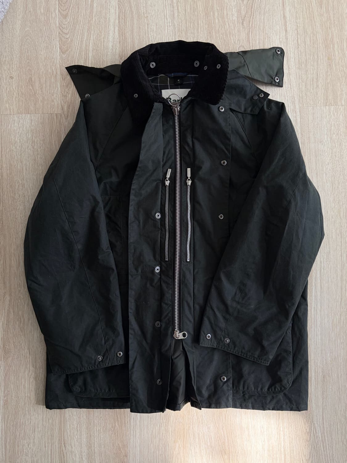 아르켓 x 바버 콜라보 왁스 코팅 자켓 상품이미지7