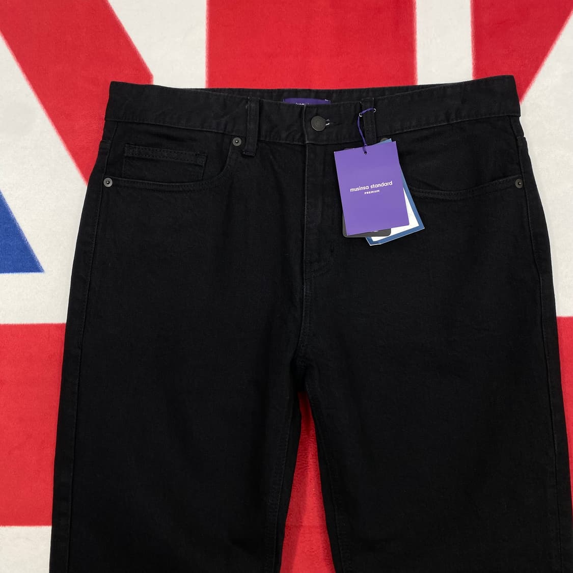 무탠다드 프리미엄 흑청팬츠 34 상품이미지2