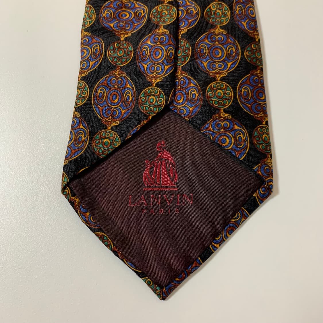 랑방(LANVIN) 기하학적패턴 명품넥타이 100실크 A+등급 상품이미지5