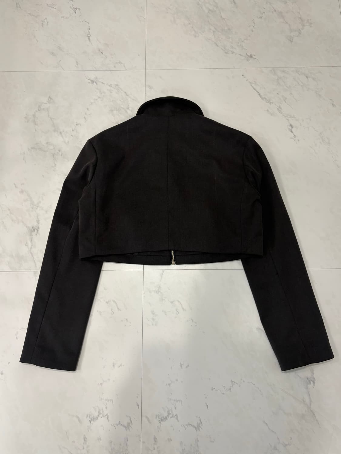 gray cropped jacket 상품이미지3