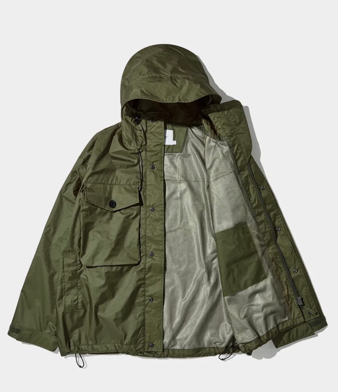 아웃스탠딩 3레이어 컴뱃 포켓파카(블랙/올리브/브릭) 상품이미지2