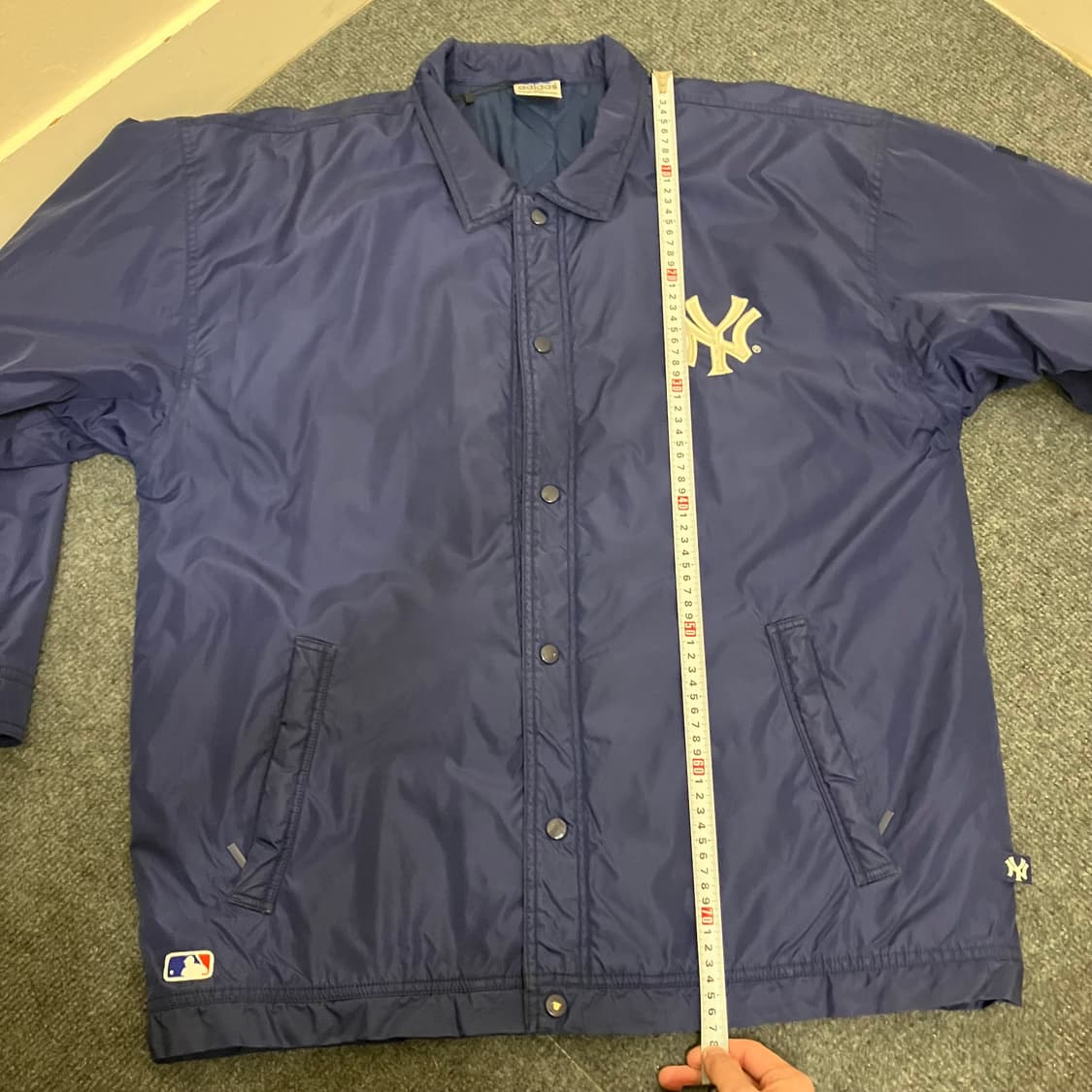 N173 아디다스 뉴욕양키스 코치 자켓 상품이미지6