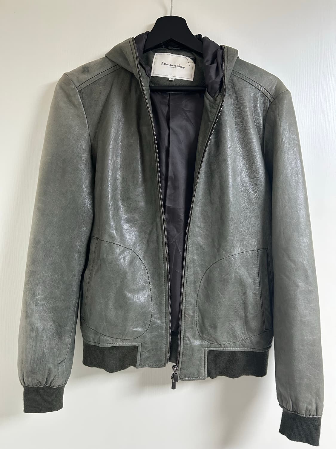 빔즈 후드레더자켓 상품이미지1