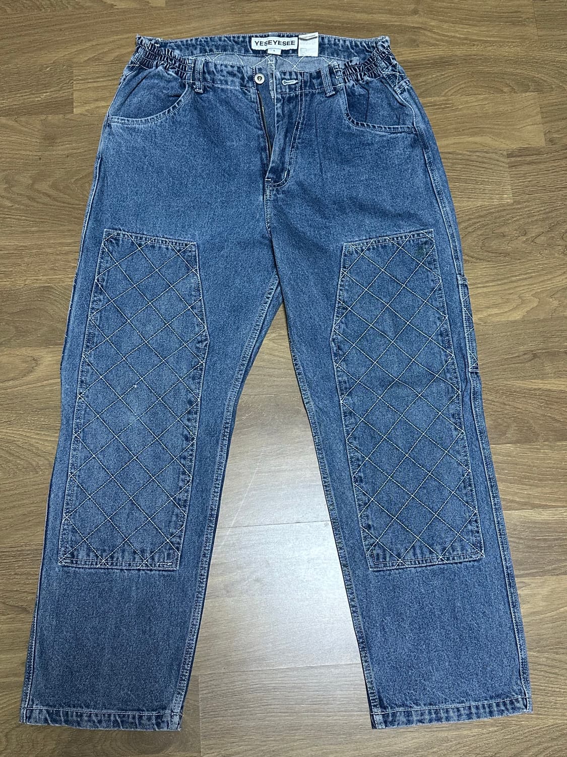 예스아이씨 더블니 데님팬츠 L 상품이미지1