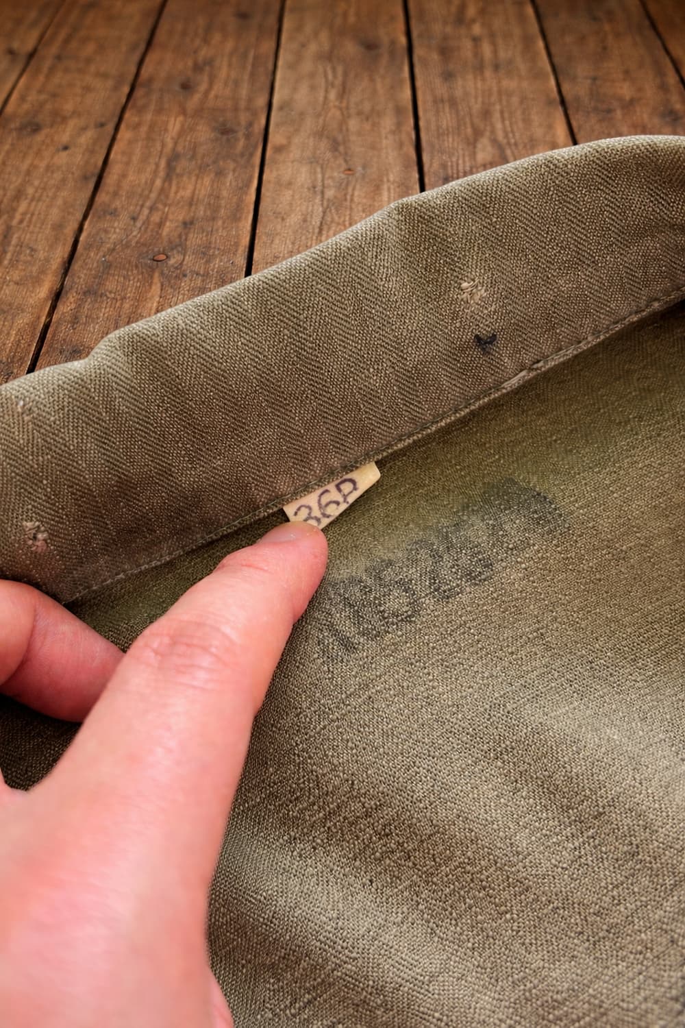 40's WW2 미군 M-43 HBT 셔츠 36R(100~103) 상품이미지8