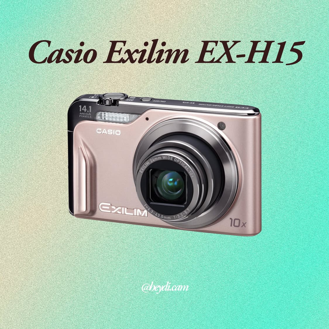 (츄디카)카시오 엑슬림 Casio Exilim EX-H15 핑크
 상품이미지1