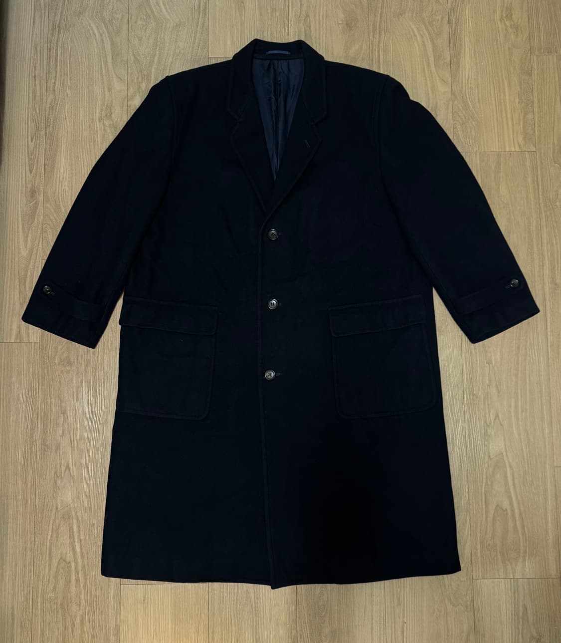 꼼데가르송 옴므 90s 코트 네이비 상품이미지2